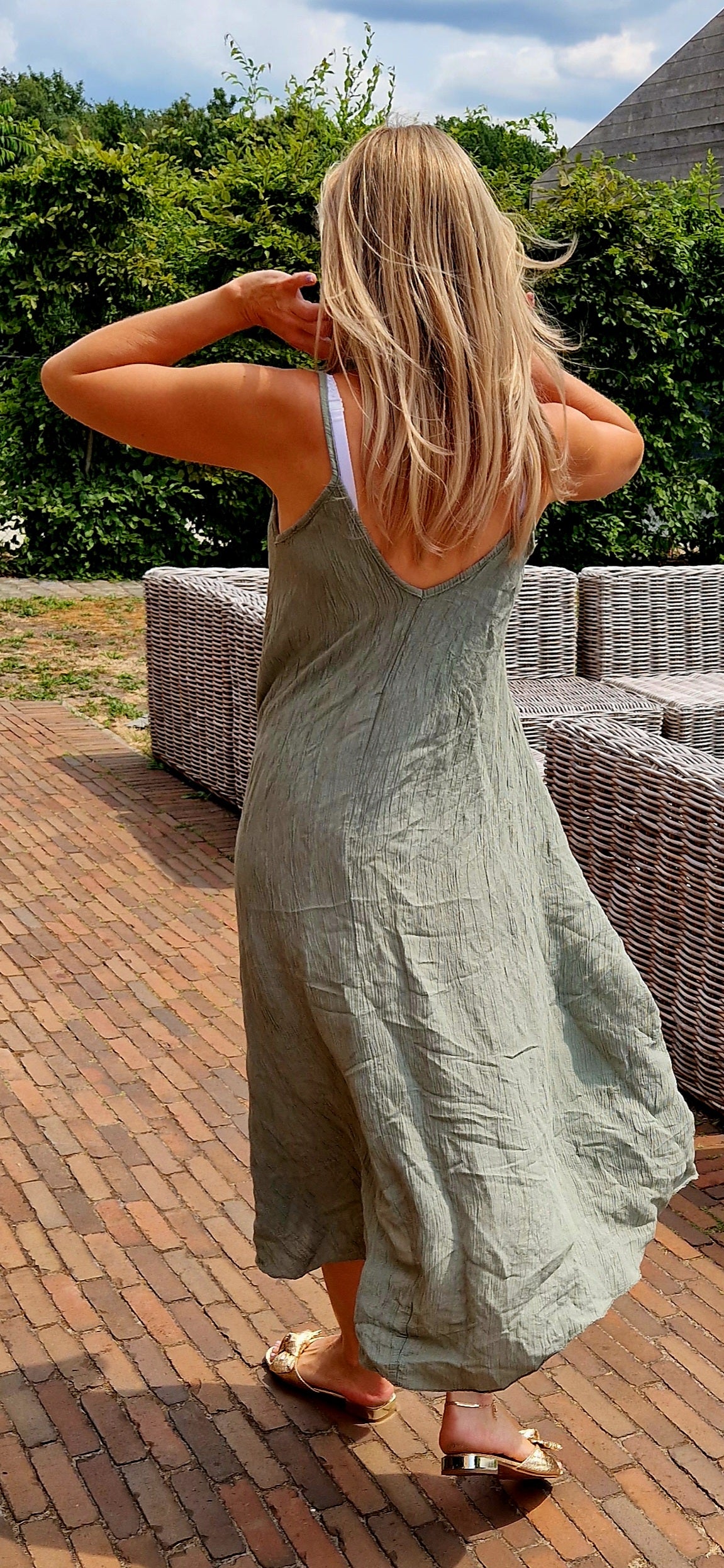 Julia jurk KAKI