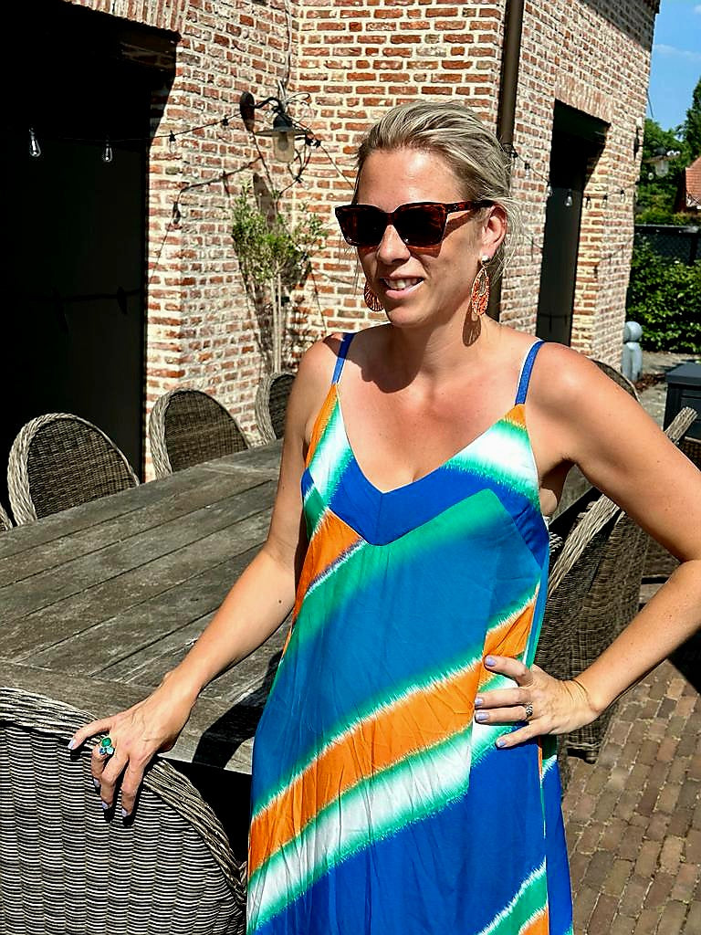 Alexa jurk blue