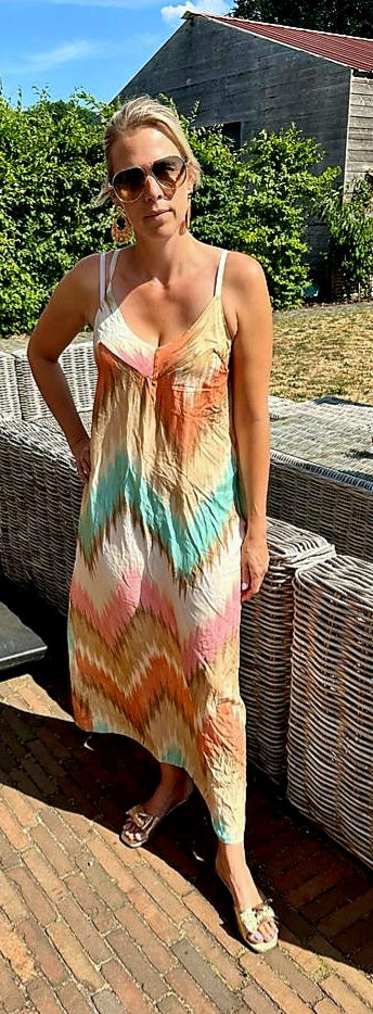 Alexa jurk pastel