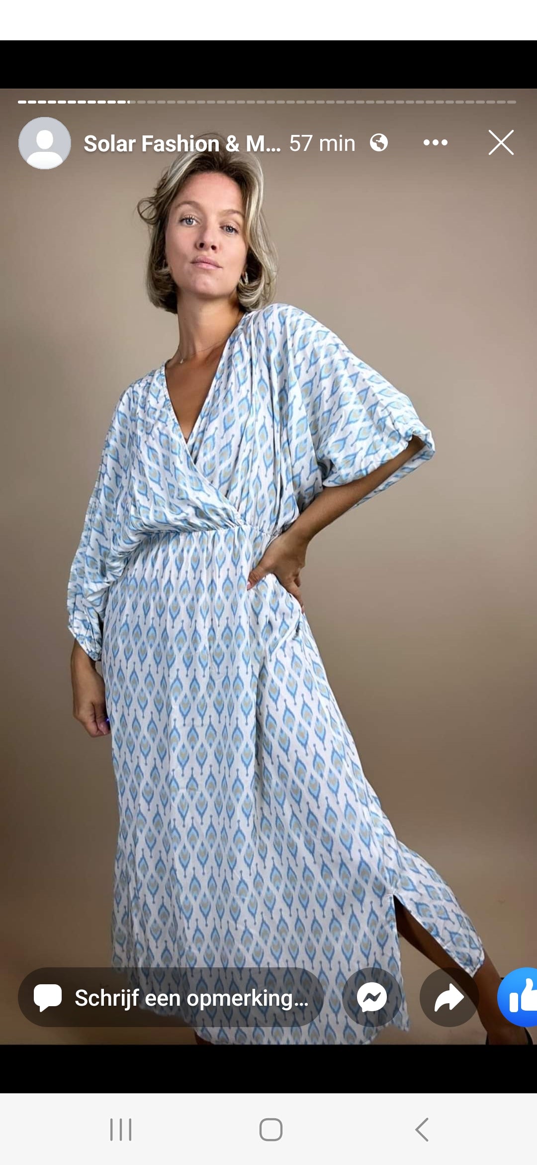 Peacock dress blue