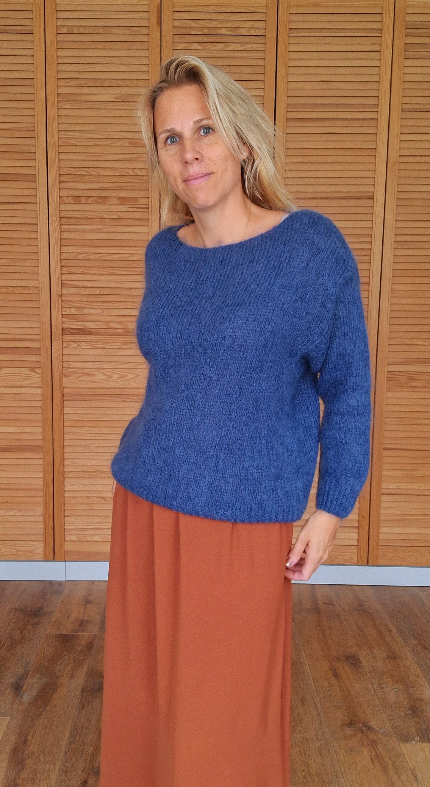 Cath Mohair Trui Lichtblauw