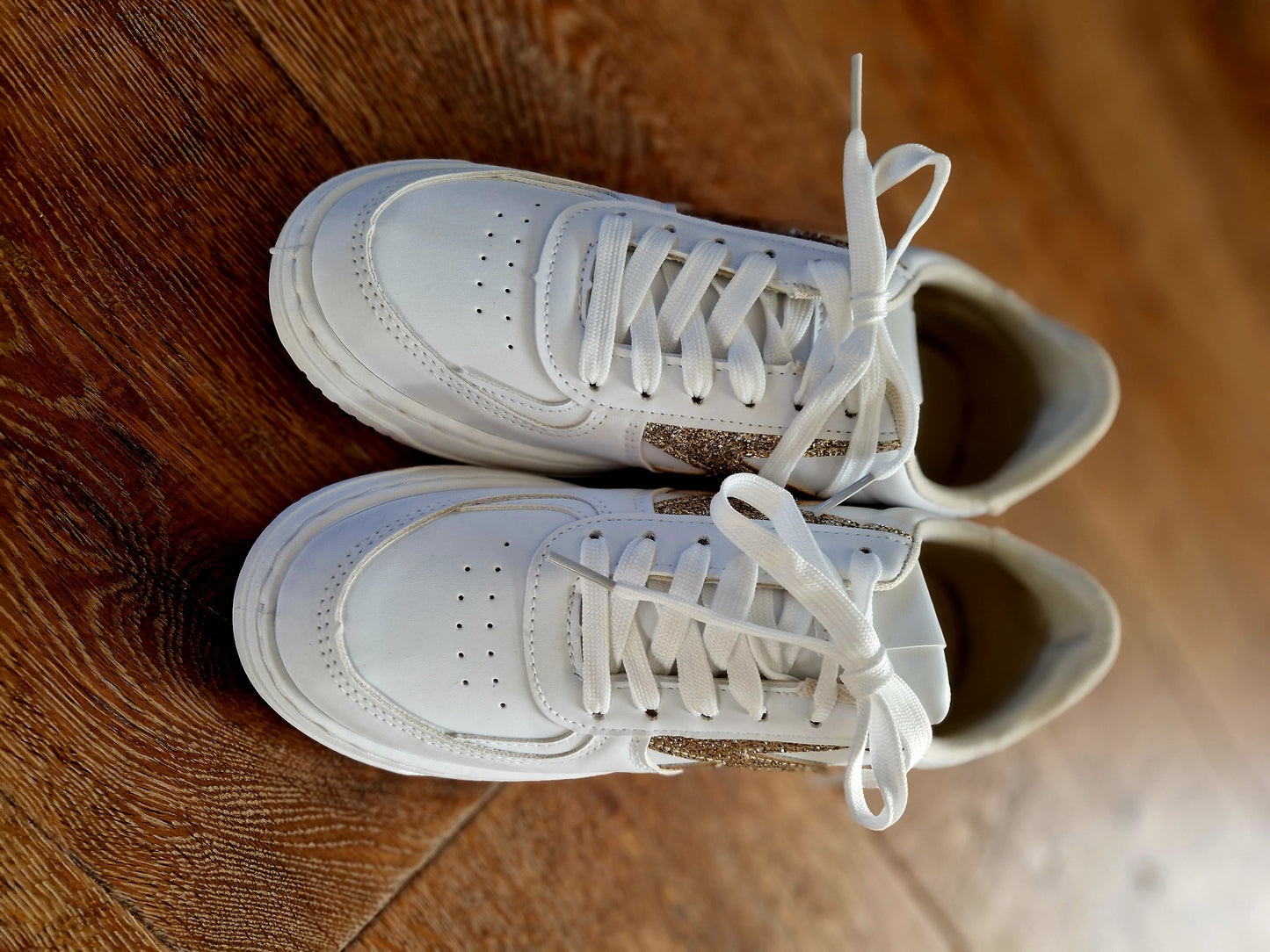 Sneaker lightning White/Gold