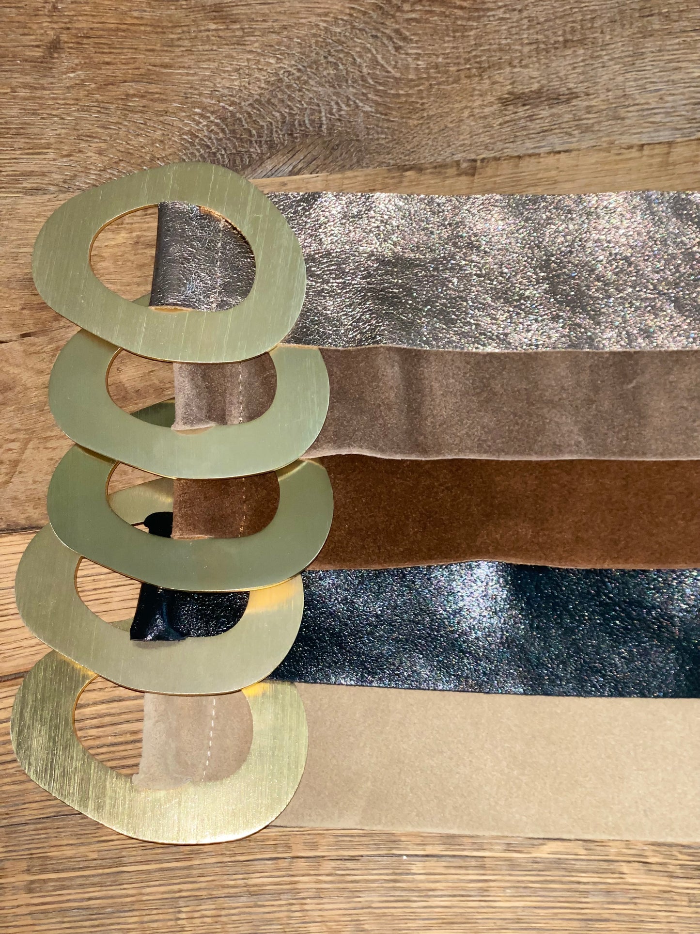 Kate riem met gouden detail