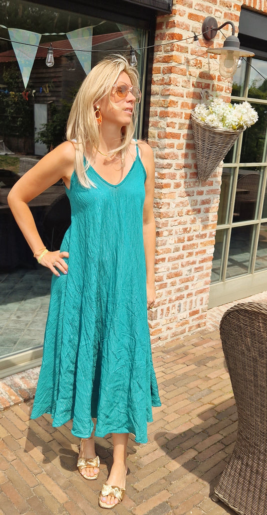 Julia jurk aqua