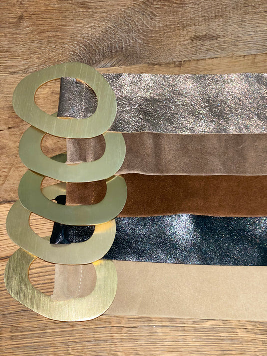Kate riem met gouden detail