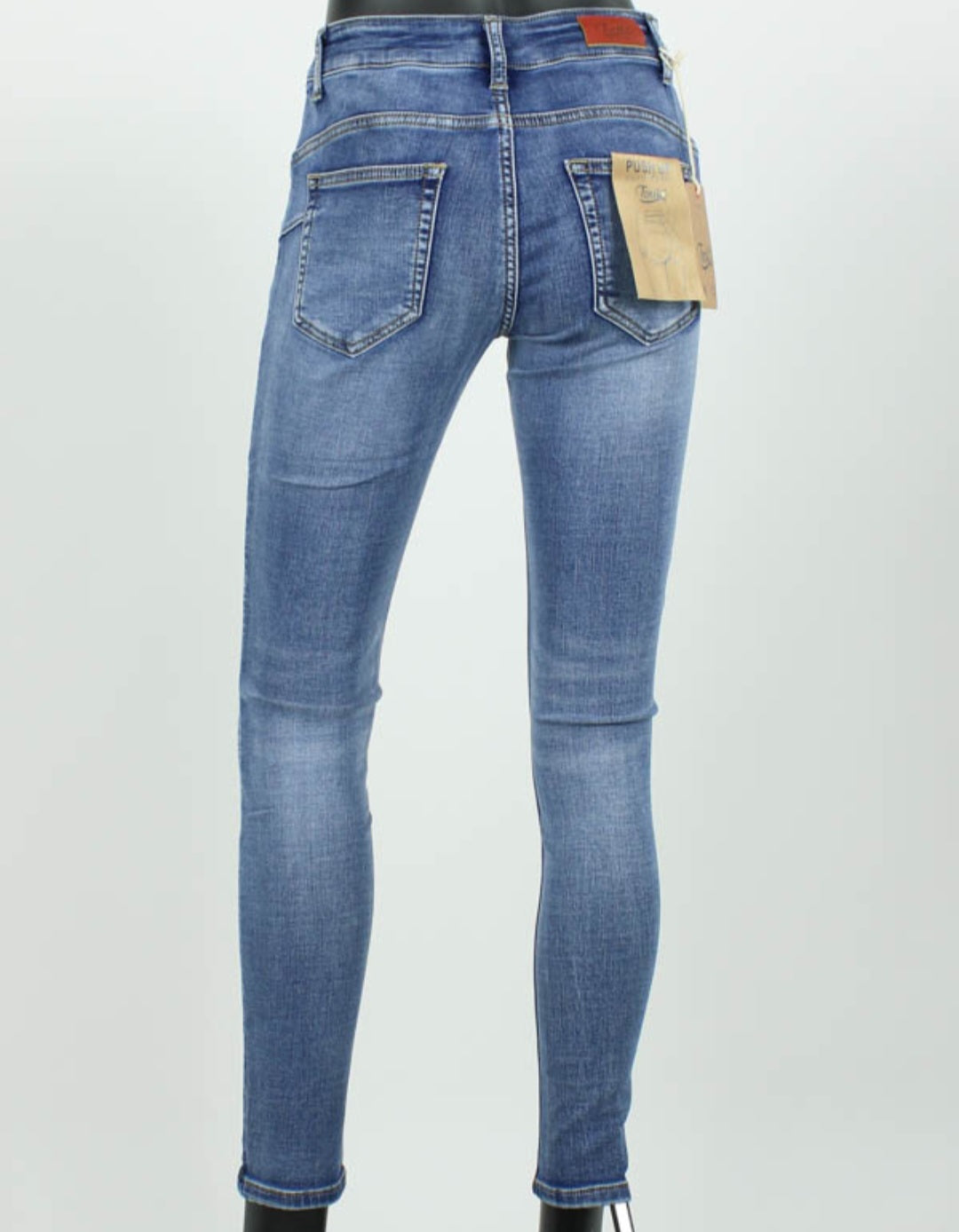 Skinny Push up jeans - Mid Waist